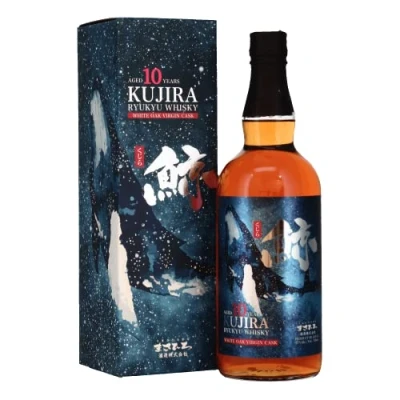 Immagine di Kujira Ryukyu 10 Years Old Whisky White Oak Virgin Cask 43% Vol 0.7 l in Confezione Regalo
