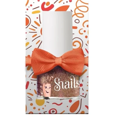 Immagine di Snails 511789 Smalto per unghie bambini Mini Magic Orange Splash, in confezione regalo, a base d&#039;acqua, lavabile, innocuo, vegano