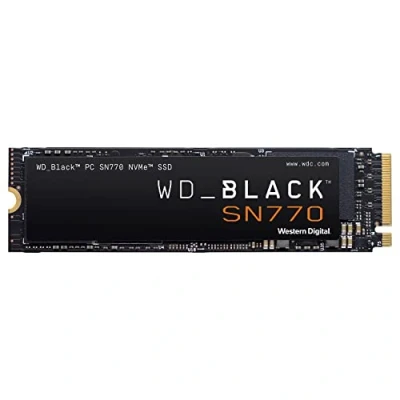 Immagine di Western Digital SSD WD Black 1TB SN770 NVME M.2 PCI Express WDS100T3X0E PCIe 4.0 x4