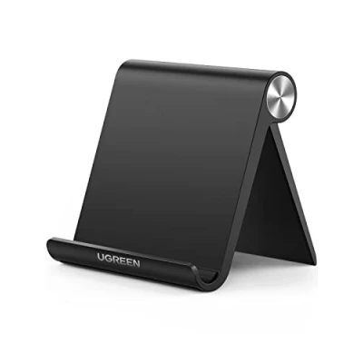Immagine di UGREEN Supporto Cellulare Tavolo 4 7,9&quot;, Porta Telefono e Tablet Regolabile 100 Compatible con iPad iPhone 15 Plus PRO Max/14/13/ 12, Galaxy A52/ A22/ A32 Huawei P40 Redmi Note9 Nero