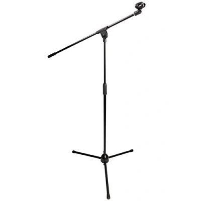 Immagine di Rockjam RJMS100 Basamento per microfono BOOM con clip Nero