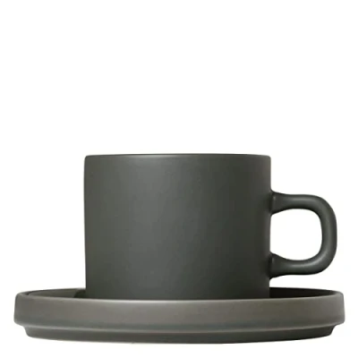 Immagine di Blomus Cups and Saucer Pilare Agave Green 200 ml 2 Pieces