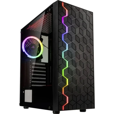 Immagine di Kolink INSPIRE K8 Midi Tower PC Case da gioco, Contenitore Nero