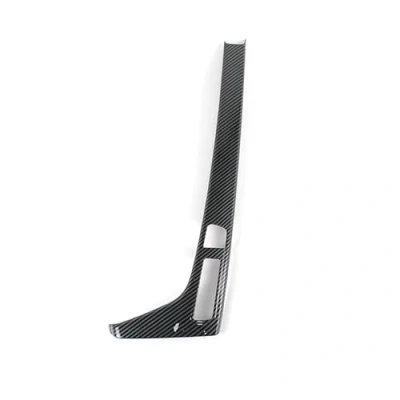 Immagine di Adesivi Interni Console Cambio Cornice Decorazione Lato Adesivo Trim Per A4 B9 A5 2017 2021 LHD Modello In Carbonio Accessori Auto Copertura Pannello