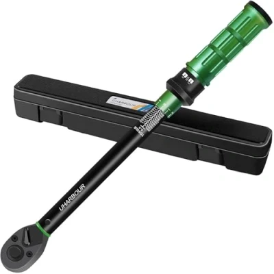 Immagine di Uharbour chiave dinamometrica 1/2, auto 20 230 Nm, Dual Direction 1 Nm regolazione con bloccaggio, ±3% precisione di errore, 72 denti