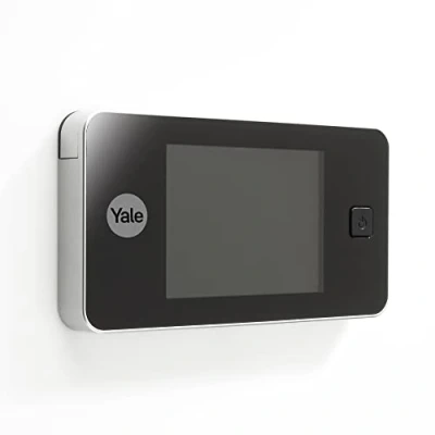 Immagine di Yale Spioncino Elettronico Digitale 45 0500 1432 00 60 01, Argento, Visualizzazione dal Vivo, Telecamera di Alta Qualità, Angolo Visione 105, Sostituisce lo Meccanico della Porta