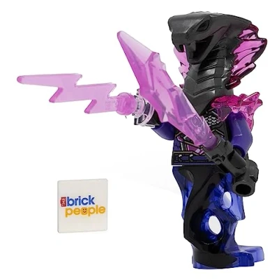 Immagine di LEGO Ninjago Crystalized: Minifigure Generale Aspheera con Vengestone Spada e Fulmine