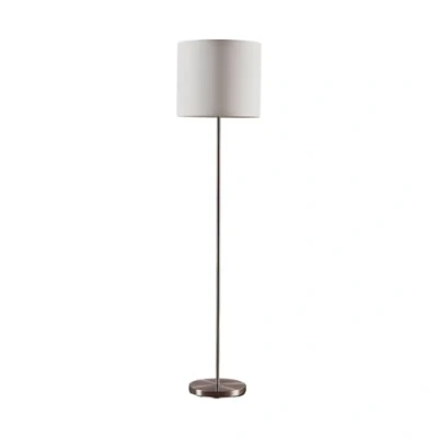 Immagine di lampada da terra &#039;Parsa&#039; (Giovanile) colore Bianco, in tessuto ad es. Cucina (1 luce, E27) di Lindby