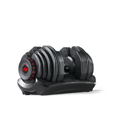 Immagine di Bowflex Selecttech Pesi Fitness A Carico Variabile, Manubrio 1090, ‎Nero, 45.72 x 25.4 cm 40.8 Kg