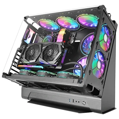Immagine di Mars Gaming MCB Nero, Case PC ATX XL, Edizione Custom Premium, Struttura Modulare Doppia Camera