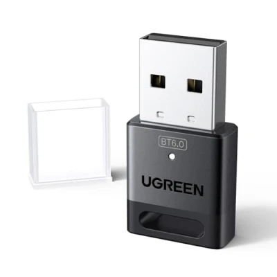 Immagine di UGREEN USB Bluetooth 6.0 Adattatore per PC Dongle Chiavetta Windows 11 10 8.1 Compatibile con Controller di PS5 PS4 Telefono Cuffie Auricolare Tastiera Mouse