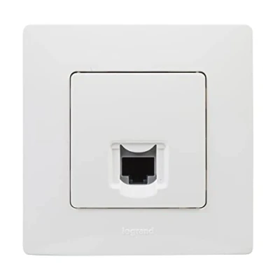 Immagine di Legrand 396444 Presa dati RJ45 categoria 5 della gamma Niloé monoblock, meccanismo completo, colore bianco