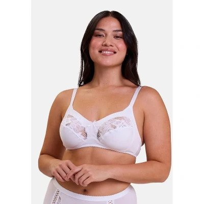 Immagine di Sans Complexe Coton d&#039;Arum Full Coverage Bra, Bianco, 1C (Taglia Unica: 85/100C) Women&#039;s