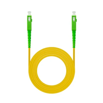 Immagine di Nanocable 10.20.0010 Cavo in fibra ottica per router SC/APC to monomodale simplex LSZH, colore giallo, 10 m