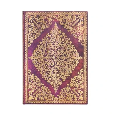 Immagine di Paperblanks Viola Diari a copertina rigida Midi Righe: Hardcover, 120 gsm, ribbon marker, memento pouch, elastic closure