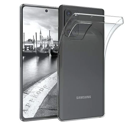 Immagine di EAZY CASE Custodia compatibile con Samsung Galaxy Note 20 / 5G Silicone Ultra Sottile Cover Cellulare Backcover Trasparente