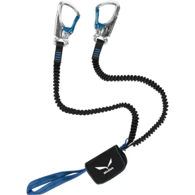 Immagine di Salewa Via Ferrata Premium Attac Set Ferrata, Unisex adulto, Silver/Royal Blue, Taglia Unica