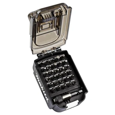 Immagine di Makita E 00016 Kit inserti 31 parti Croce Pozidriv, Phillips, Brugola interna, Esalobo Interno (TX), Taglio incl. porta