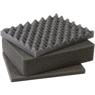 Immagine di PELI 1201 Set Schiuma Di Ricambio, Accessorio Per Valigia Protector Originale, Compatibile 1200, Colore: Nero