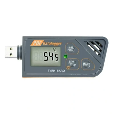 Immagine di Registratore Di Dati Temperatura, Umidità Temperatura USB Riproduci Genera Spina per E Pressione Atmosferica