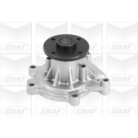Immagine di GRAF PA827 Pompa acqua con guarnizione meccanico Lamiera d&#039;acciaio per trasmissione cinghia Poly V TOYOTA: Yaris I Hatchback, II Hatchback