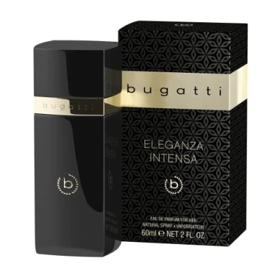 Immagine di bugatti Profumo da donna Elegance Intensa EdP, 60 ml, sensuale Eau de Parfum per ogni età e occasione, combinazione romantica di pesca, lampone, mughetto vaniglia, floreale caldo