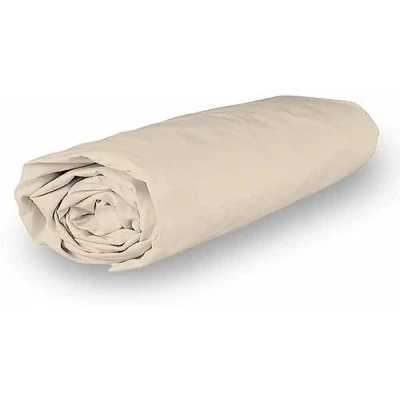 Immagine di Soleil d&#039;ocre Percale Uccisione Coperchio, Cotone, Ivory (Ecru), 90 x 190 cm