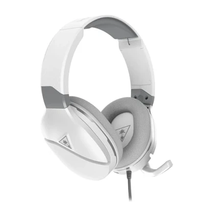 Immagine di Turtle Beach Recon 200 Gen 2 Bianco Cuffie Gaming Amplificate PS5, PS4, Xbox Series XS, One, Nintendo Switch e PC, Nero