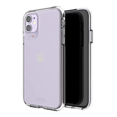 Immagine di ZAGG Gear 4 Crystal Palace progettato per iPhone 11, protezione avanzata dagli impatti di D3O Trasparente