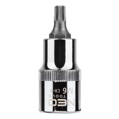 Immagine di NEO TOOLS 08 731 Serie di bussole 1/2 M6 Acciaio al cromo vanadio, per utensili Spline