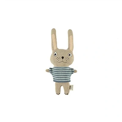Immagine di OyOy Mini Darling Cushion Baby Felix Rabbit Cuscino di peluche per bambini, in cotone, 32 x 14 8 cm