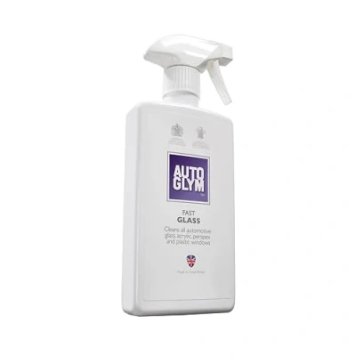 Immagine di Autoglym Fast Glass Lavavetri Auto 500ml Spray Pulente Per Cristalli, Specchi, Fanali e Componenti di Plastica Esterni Interni