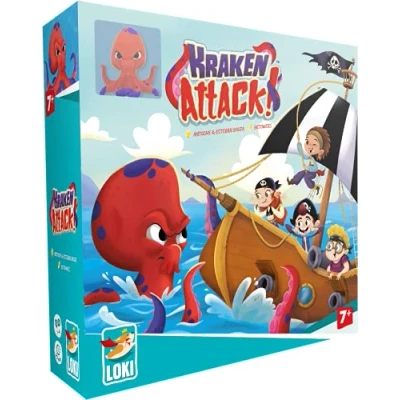 Immagine di Iello, Kraken Attack, Board Game, Ages 7+, 1 to 4 Players, 25 mins Minutes Playing Time