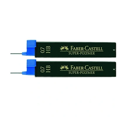 Immagine di Faber Castell, mine fini ai super polimeri., 2x, 0,7 HB., 1