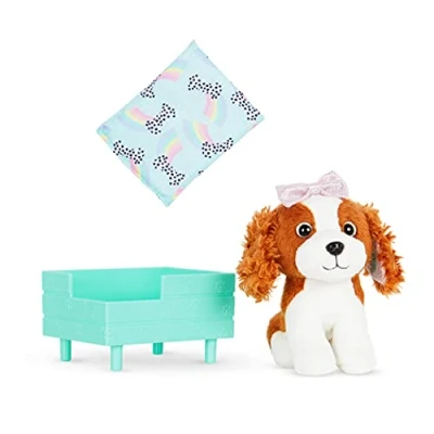 Immagine di Glitter Girls Size POSEABLE Plush Cavalier King Charles, Loki, Tinta Unita, Colore, 14 inch (Pack of 1), 62243452404