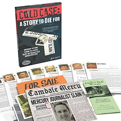 Immagine di Thinkfun Cold Case Files A Story To Die for Murder Mystery Game Adults and Kids Age 14 Years Up