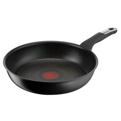 Immagine di Lagostina Intensive Pro, Padella Antiaderente 28 cm, Rivestimento Titanio Antigraffio, Cottura Rapida e Uniforme, Tecnologia Thermo Signal, Adatta a Tutte le Fonti di Calore Inclusa Induzione