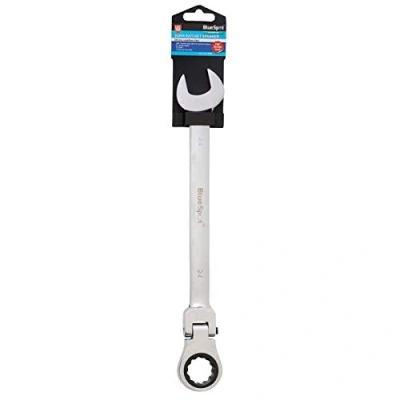 Immagine di Blue Spot Tools 05121 Chiave a cricchetto in cromo vanadio, 24 mm, testa flessibile (180)
