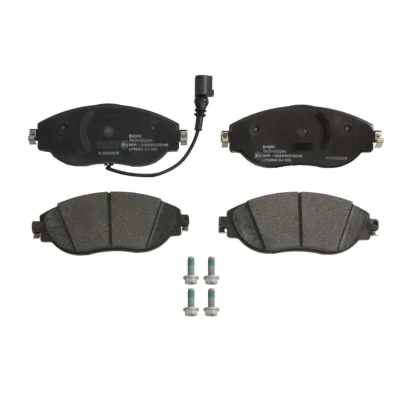 Immagine di DELPHI LP2250 Kit pastiglie freno con contatto segnalazione usura lamierino anticigolío accessori SKODA: Superb II Station Wagon