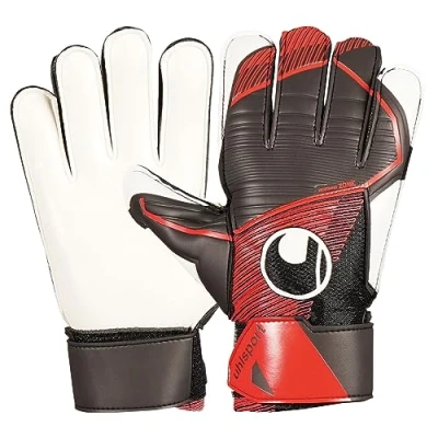 Immagine di uhlsport Powerline Starter Soft Guanti da portiere per bambini e uomini, portiere, calcio con fissaggio al polso Tessuto traspirante
