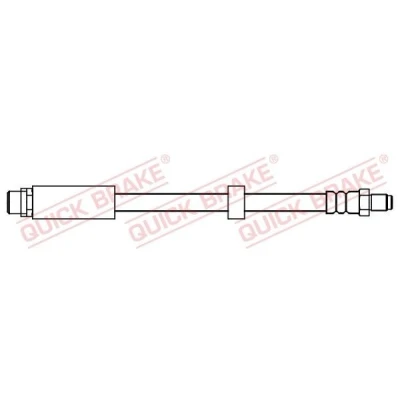 Immagine di QUICK BRAKE 32.423 Tubi Freno 335mm M10x1 con filettatura interna, esterna AUDI: A6 C6 Allroad, Avant