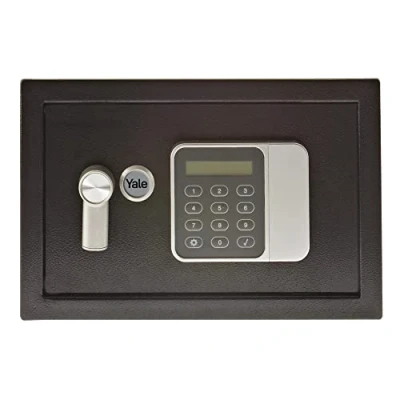 Immagine di YALE Cassaforte Serie Guest Media YSG/250/DB2, Nero, Accesso con Codice Pin Digitale, Funzione Master, Bulloni di Montaggio a Parete/Pavimento, Versione Corrente