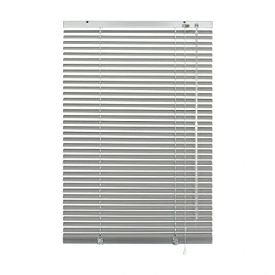 Immagine di Deco Company, Veneziana in Alluminio con Fissaggio a Morsetto, Per privacy, protezione da luce e sole, Kit di montaggio incluso, Oscurante alluminio, Argento, 85 x 130 cm (LxA)