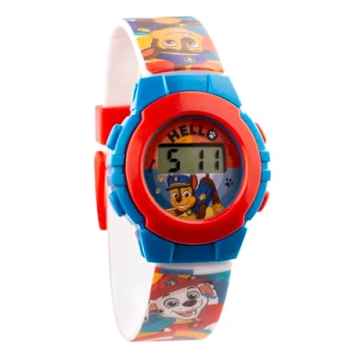 Immagine di Coriex Orologi per bambini digitali alla moda bambini: eleganti e pratici ragazzi Trendsetter Ora data in diversi design, Paw Patrol, cinghia