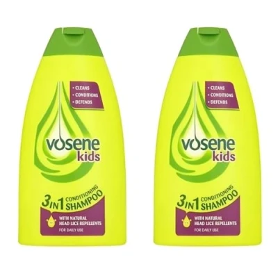 Immagine di Vosene Kids 3in1 Conditioning Shampoo with Head Lice Repellent (250ml) Pack of 2 by