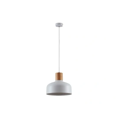 Immagine di Lindby Lampada a sospensione Carlise, elemento in legno