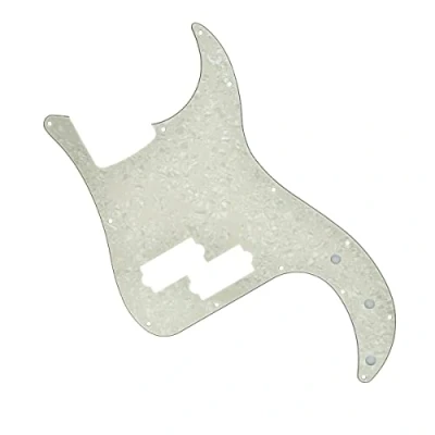 Immagine di Dopro 13 Fori di Precisione Bass Pickguard PB P Scratch Plate Adatto USA/Messicano Fender Aged Pearl