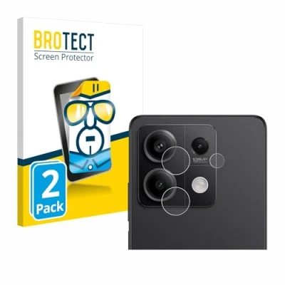 Immagine di brotect Pellicola Protettiva per Xiaomi Redmi Note 13 Pro 5G (SOLO Fotocamera) Protezione Schermo (2 Pezzi) [Trasparente, Anti Impronte]