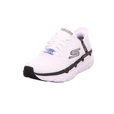 Immagine di Skechers Max Cushioning Slip ins Athletic Workout, Sneaker da uomo corsa o passeggiata con memory foam, bianco, 41.5 EU