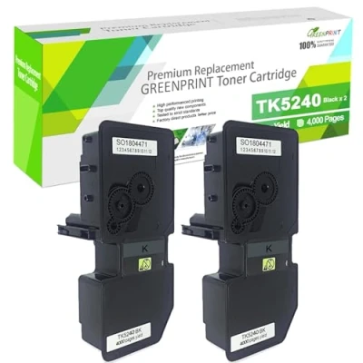 Immagine di GREENPRINT 2 Black TK5240 TK 5240 1T02R70NL0 Cartucce di toner compatibili per Kyocera ECOSYS P5026 P5026cdn P5026cdw M5526 M5526cdn M5526cdw Printer